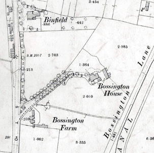 Bossington House and Farm in 1901